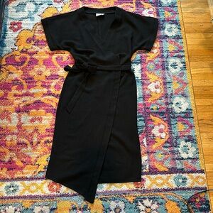 ASOS Black Wrap Dress